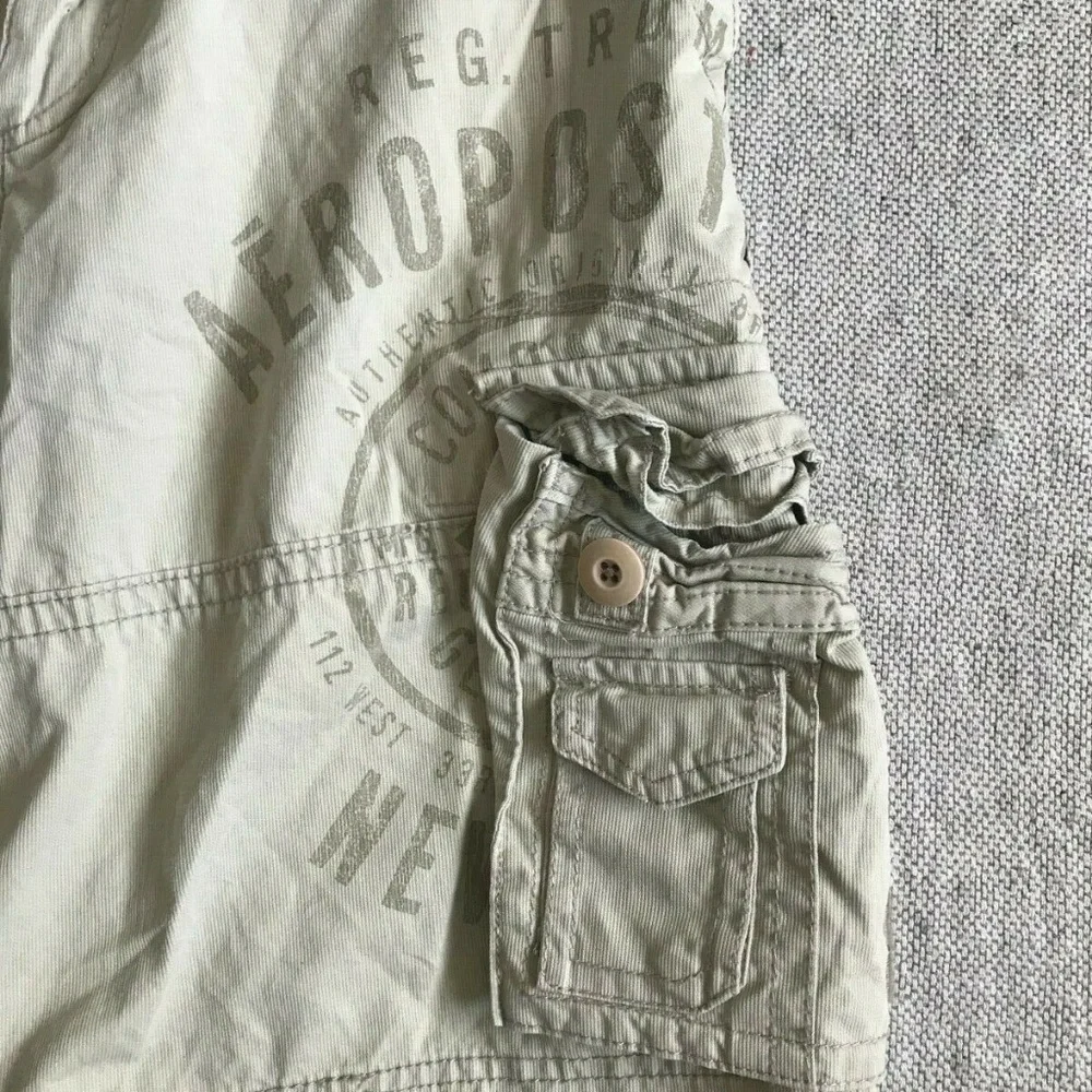 Aeropostale Mens Belted Cargo Shorts Size 28‎ NEW